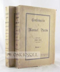 Order Nr. 80605 CENTENARIO DE MANUEL PARDO. 1834-1934