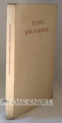 Order Nr. 80711 HÄNDEL BIBLIOGRAPHIE ... UNTER VERWENDUNG DES IM HÄNDEL-JARBUCH 1933 VON KURT...