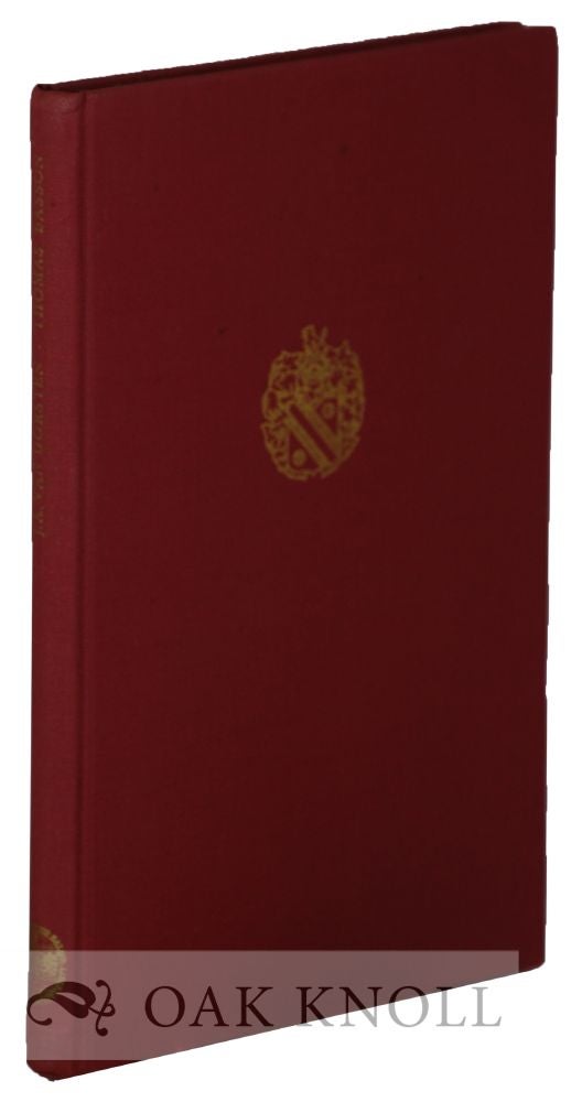 Order Nr. 86483 THOMAS BASSON, 1553-1613, ENGLISH PRINTER AT LEIDEN. J. A. Van Dorsten.