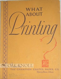 Order Nr. 88396 WHAT ABOUT PRINTING?