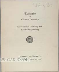 Order Nr. 88521 DEDICATION OF CHEMICAL LABORATORY, CONFERENCE ON CHEMISTRY AND CHEMICAL ENGINEERING