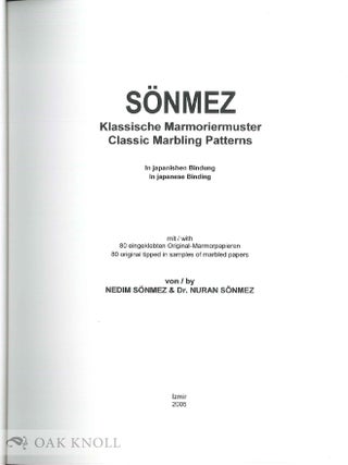 KLASSISCHE MARMORIERMUSTER/ CLASSIC MARBLING PATTERNS
