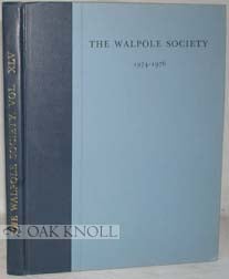 Order Nr. 89964 WALPOLE SOCIETY (THE)
