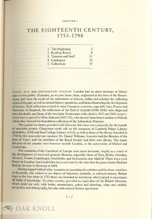 A HISTORY OF THE BRITISH MUSEUM LIBRARY, 1753-1973.