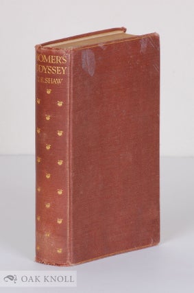 Order Nr. 90571 THE ODYSSEY OF HOMER. T. E. Shaw