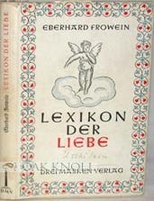Order Nr. 91351 LEXIKON DER LIEBE. Eberhard Frowein.
