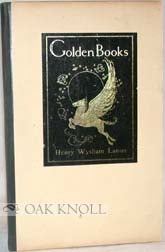 Order Nr. 91482 GOLDEN BOOKS. Henry Wysham Lanier