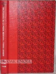 Order Nr. 91510 BIBLIOGRAFÍA DE LA POESÍA MEXICANA. Arturo Torres-Ríoseco