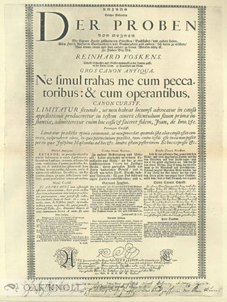 FRANKFURTER SCHRIFTPROBEN AUS DEM 16. BIS 18. JAHRHUNDERT