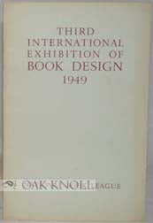 Order Nr. 91942 THIRD INTERNATIONAL EXHIBITION OF BOOK DESIGN 1949