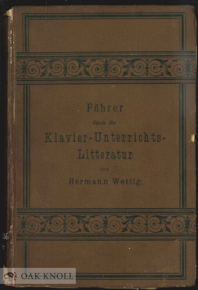 Order Nr. 92085 FÜHRER DURCH DIE KLAVIER-UNTERRICHTS-LITERATUR