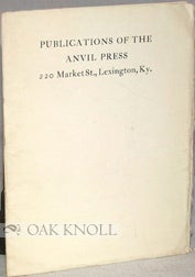 Order Nr. 92404 PUBLICATIONS OF THE ANVIL PRESS