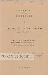 Order Nr. 92827 A SHOWING OF THE PORTRAIT OF MAJOR GEORGE S. WELCH BY PETER HURD