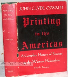 Order Nr. 93042 PRINTING IN THE AMERICAS. John Clyde Oswald