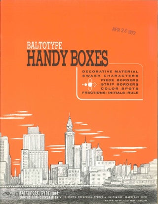 Order Nr. 93398 BALTOTYPE HANDY BOXES