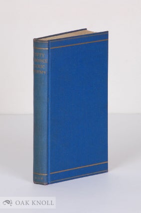 Order Nr. 94005 FIFTY ROMANCE LYRIC POEMS, NOW COLLECTED AND TRANSLATED. Richard Aldington