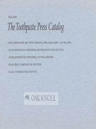 Order Nr. 94294 THE TOOTHPASTE PRESS CATALOG. Allan and Cinda Kornblum