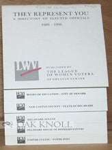 Order Nr. 94408 THEY REPRESENT YOU, A DIRECTORY OF ELECTED OFFICIALS