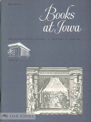 BOOKS AT IOWA.