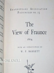 THE VIEW OF FRAUNCE 1604 .