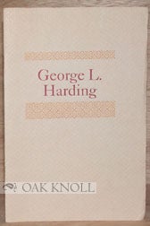 Order Nr. 95369 POST-MORTEM TRIBUTE: GEORGE L. HARDING. Richard L. Hopkins