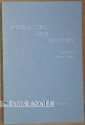 Order Nr. 95428 LITERATURE AND HISTORY, PAPERS READ AT A CLARK LIBRARY SEMINAR, MARCH 3, 1973....