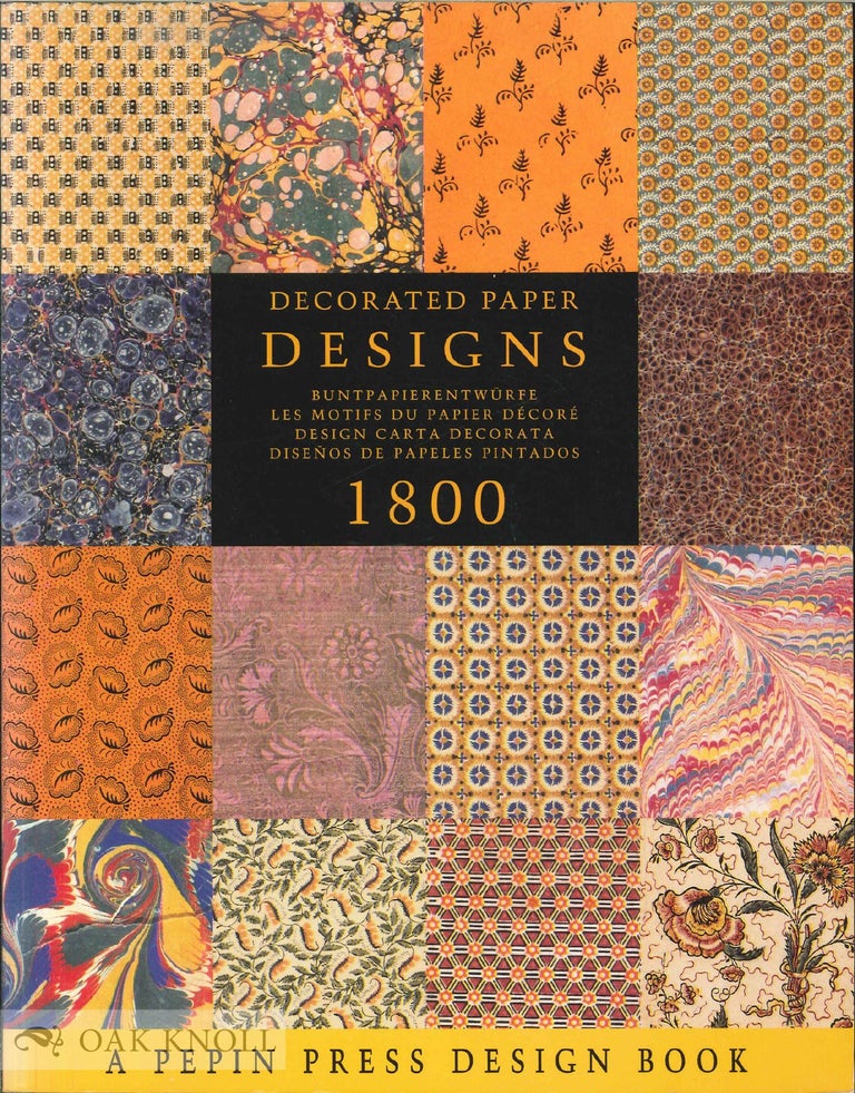 Order Nr. 95558 DECORATED PAPER DESIGNS FROM THE KOOPS-MARCUS COLLECTION.