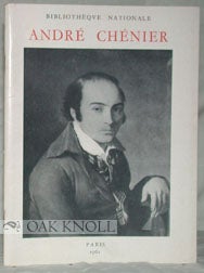 ANDRÉ CHÉNIER, (1762-1794