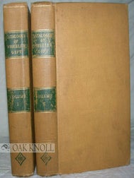 Order Nr. 95848 A CATALOGUE OF THE WHEELER GIFT OF BOOKS, PAMPHLETS AND PERIODICALS IN THE...