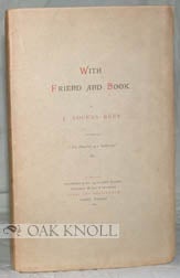 Order Nr. 96295 WITH FRIEND AND BOOK IN THE STUDY AND THE FIELDS. J. Rogers Rees