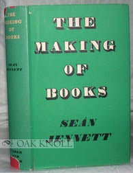 Order Nr. 96522 THE MAKING OF BOOKS. Sean Jennett
