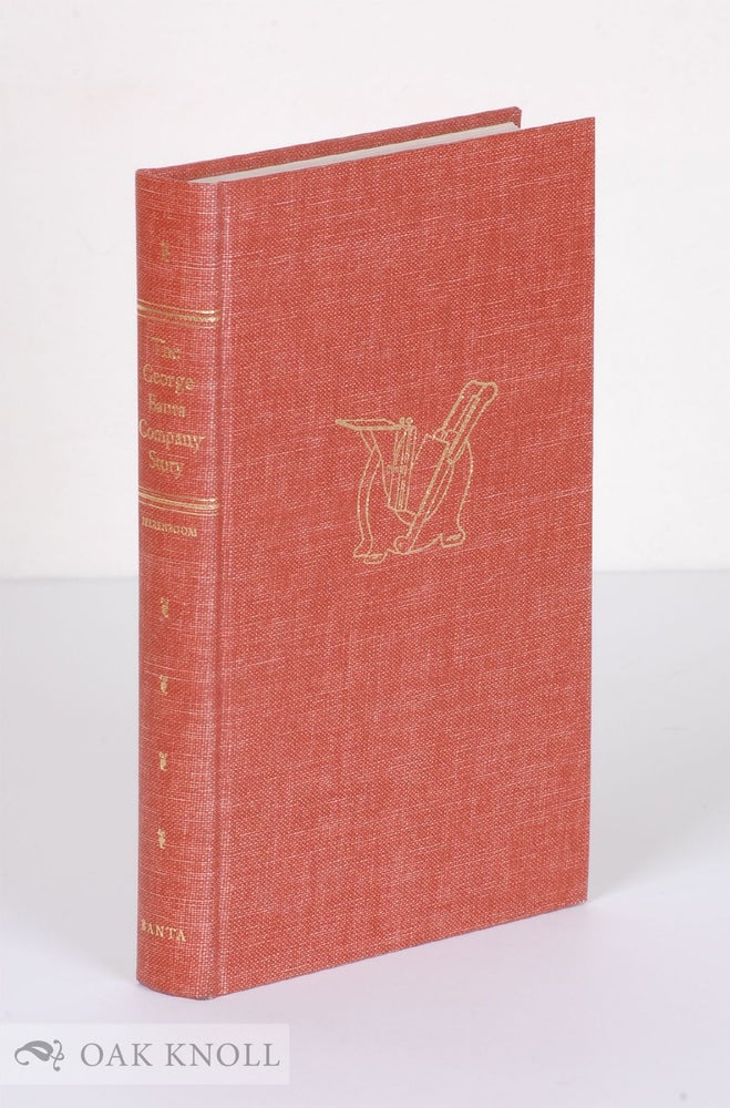 Order Nr. 96577 THE GEORGE BANTA COMPANY STORY, 1902-1962. Ca Peerenboom.