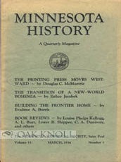 Order Nr. 96610 "THE PRINTING PRESS MOVES WESTWARD." Douglas C. McMurtrie