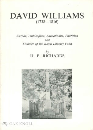 Order Nr. 96739 DAVID WILLIAMS (1738-1816). H. P. Richards