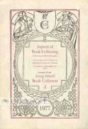ASPECTS OF BOOK COLLECTING A HANDBOOK WITH EXAMPLES, CELEBRATING AN EXHIBITION AT ADELPHIA...