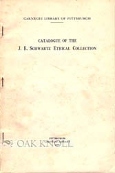 Order Nr. 97413 CATALOGUE OF THE J.E. SCHWARTZ ETHICAL COLLECTION