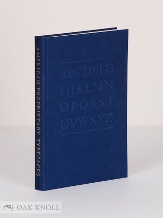 Order Nr. 97457 AMERICAN PROPRIETARY TYPEFACES. David Pankow