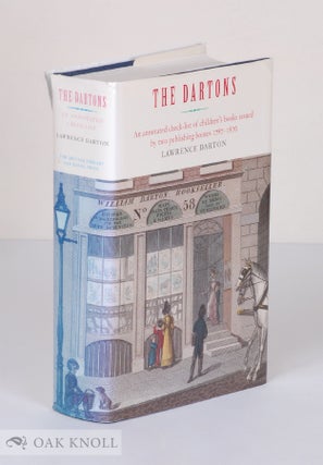 Order Nr. 97950 THE DARTONS: AN ANNOTATED CHECKLIST OF CHILDREN'S BOOKS ISSUED BY TWO...