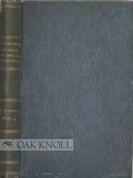 Order Nr. 98252 BERNARD QUARITCH'S CATALOGUE OF WORKS OF STANDARD ENGLISH LITERATURE