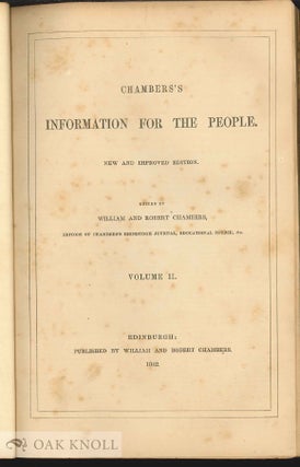 CHAMBERS'S INFORMATION FOR THE PEOPLE.
