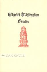 Order Nr. 98632 CHARLES WHITTINGHAM, PRINTER, 1795-1876, AN EXHIBIT OF HIS WORKS