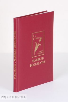 MARBLED BOOKPLATES, 11 ORIGINAL SAMPLES OF MARBLED BOOKPLATES. Nedim Sönmez.