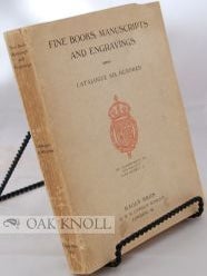 Order Nr. 98729 A SELECTION OF BOOKS, MANUSCRIPTS, BINDINGS, SPORTING PRINTS AND AUTOGRAPH...