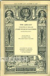 Order Nr. 98884 THE LIBRARY OF THE LATE JAMES WILSON FALCONER