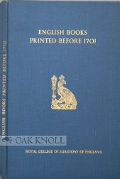Order Nr. 99118 ENGLISH BOOKS PRINTED BEFORE 1701