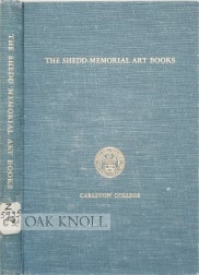 Order Nr. 99624 A CATALOGUE OF THE SHEDD MEMORIAL ART BOOKS