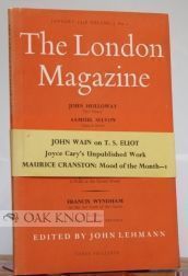 LONDON MAGAZINE, A MONTHLY REVIEW OF LITERATURE.