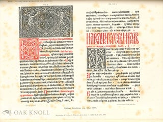 DER ERSTE CETINJER KIRCHENDRUCK VOM JAHRE 1494, EINE BIBLIOGRAPHISCH-LEXICALISCHE STUDIE.