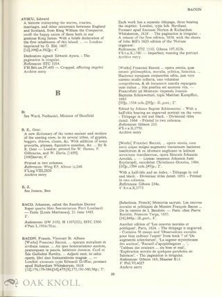 A CATALOGUE OF ENGLISH BOOKS PRINTED BEFORE 1801 HELD BY THE UNIVERSITY LIBRARY AT GÖTTINGEN.