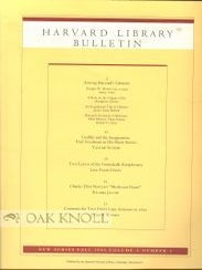 Order Nr. 100268 " AMONG HARVARD'S LIBRARIES"